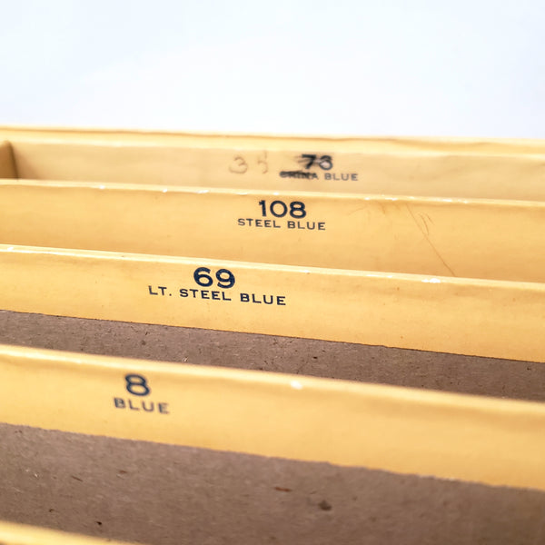 Antique J & P Coats Cardboard Display Case Boilfast Six Strand Floss Advertisement