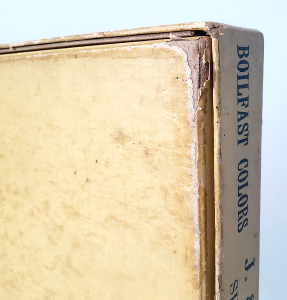 Antique J & P Coats Cardboard Display Case Boilfast Six Strand Floss Advertisement