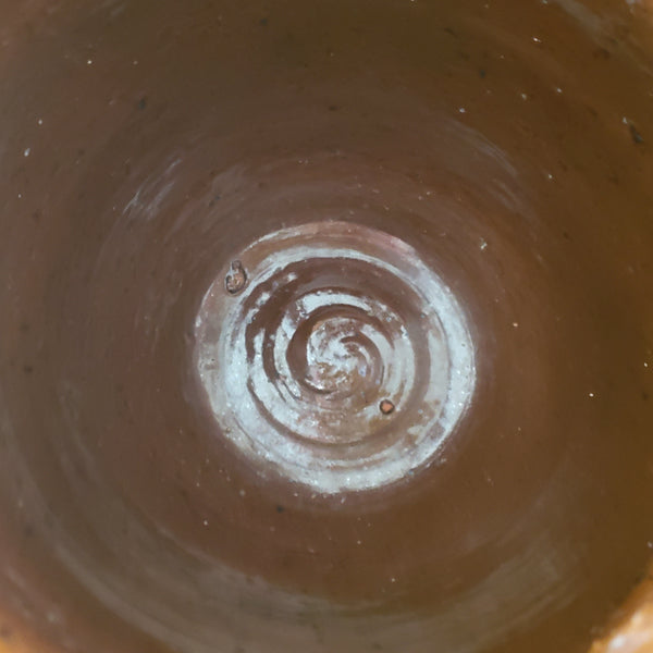 Pair of Old Glazed Crocks 2 Quart & 1 Quart