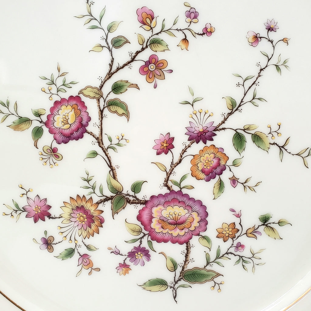 ノリタケ ivoryChina ASIANSONG Noritake ASIAN SONG Floral Ivory Porcelain China 5 Piece Place