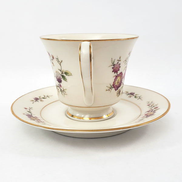 Noritake ASIAN SONG Floral Ivory Porcelain China 5 Piece Place Setting - Pattern 7151