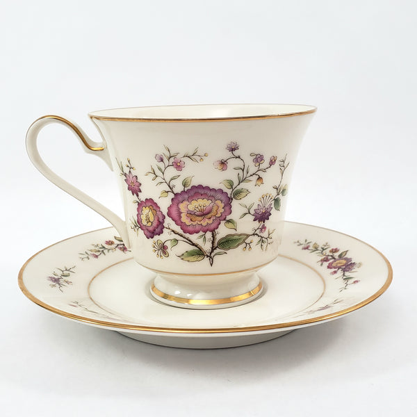 Noritake ASIAN SONG Floral Ivory Porcelain China 5 Piece Place