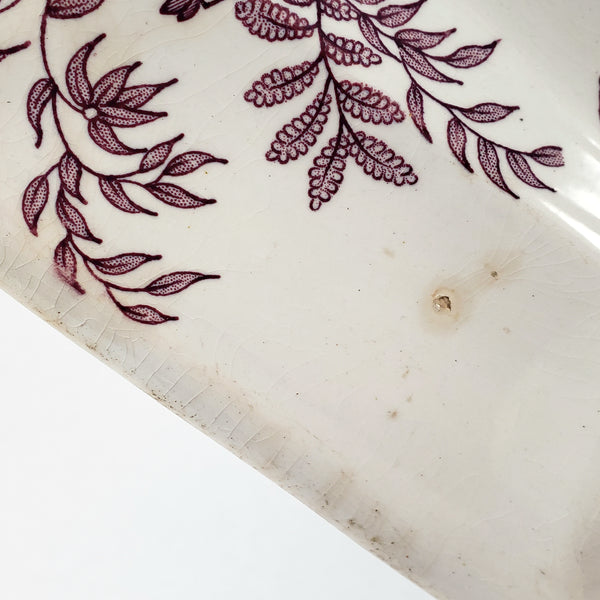 Antique Ironstone Transferware Platter TYROL 15 3/4" John Wedgwood England