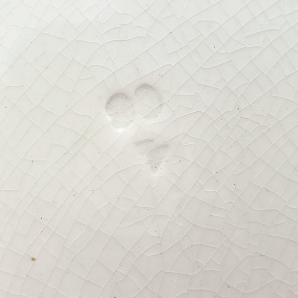 Large Antique Oval Flow Blue Serving Platter 17 ¾” ROYAL Pattern New Wharf Pottery England