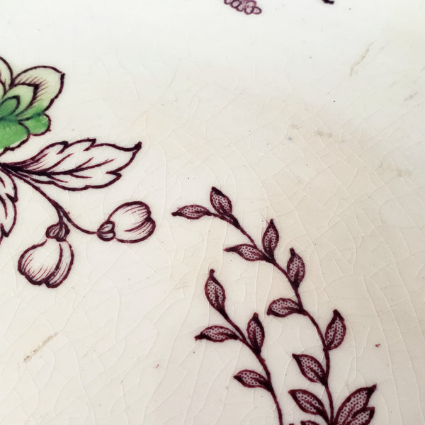 Antique Ironstone Transferware Platter TYROL 15 3/4" John Wedgwood England