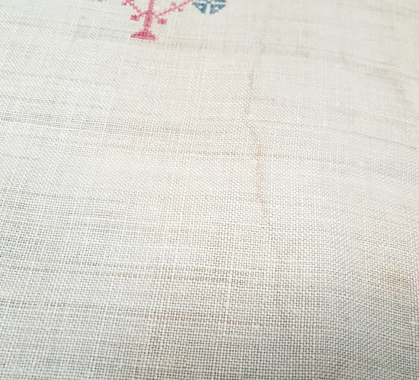 19th Century Pennsylvania German Embroidered Show Towel 48" Initialed H R Dated 1833