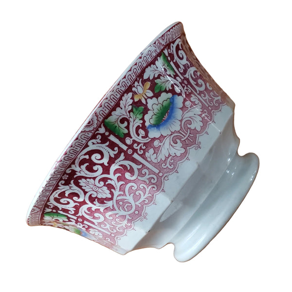 Antique Polychrome Transferware Rice Bowl Zamara by Francis Morley & Co. England