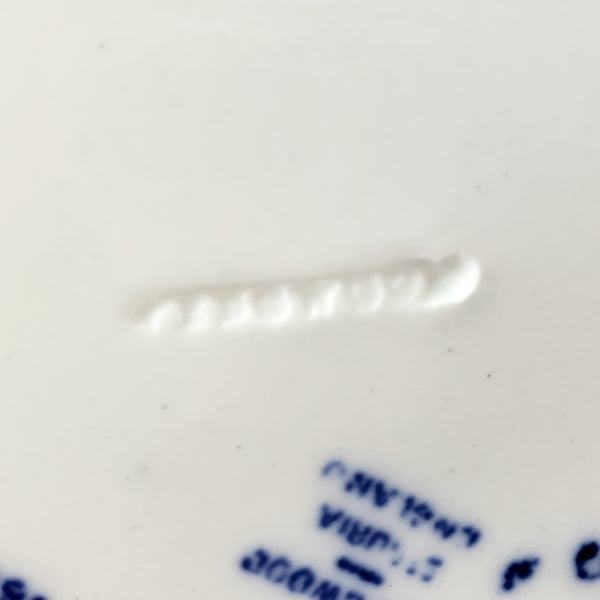 Wedgwood Historical Cobalt Blue Transfer 9" Plate Washington Crossing the Delaware Etruria