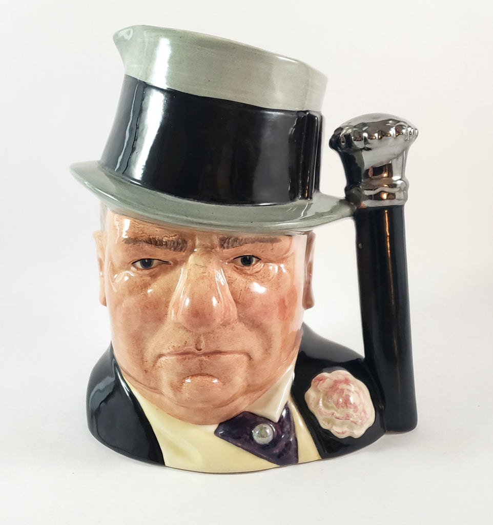 Large Royal Doulton Character Jug 7 1/2" WC Fields 1982