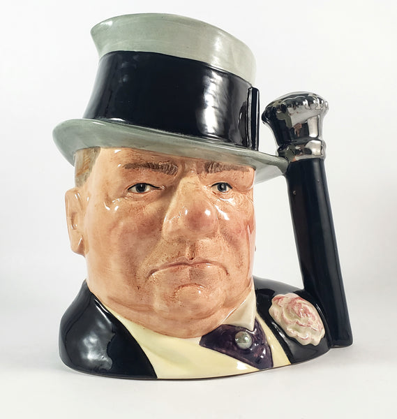 Large Royal Doulton Character Jug 7 1/2" WC Fields 1982
