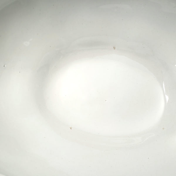 Antique White Ironstone Covered Vegetable Serving Dish by Johnson Brothers England