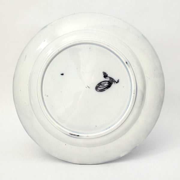 Flow Black Mulberry Pearl Stoneware Transferware Plate Set of 2 Washington Vase PW&Co