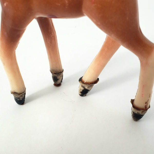 Vintage Bambi Deer Plastic Figurines Collection of 3