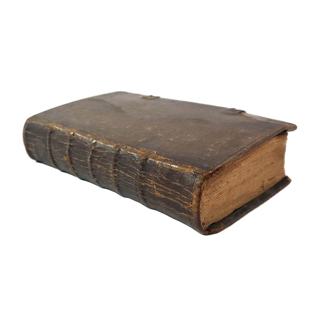 1814 Pennsylvania German Lutheran Hymnbook Hymnal Leather Bound