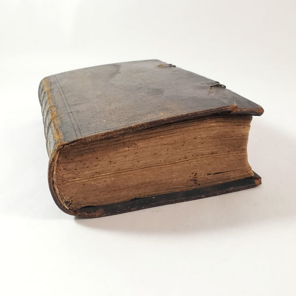 1814 Pennsylvania German Lutheran Hymnbook Hymnal Leather Bound