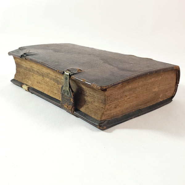 1814 Pennsylvania German Lutheran Hymnbook Hymnal Leather Bound