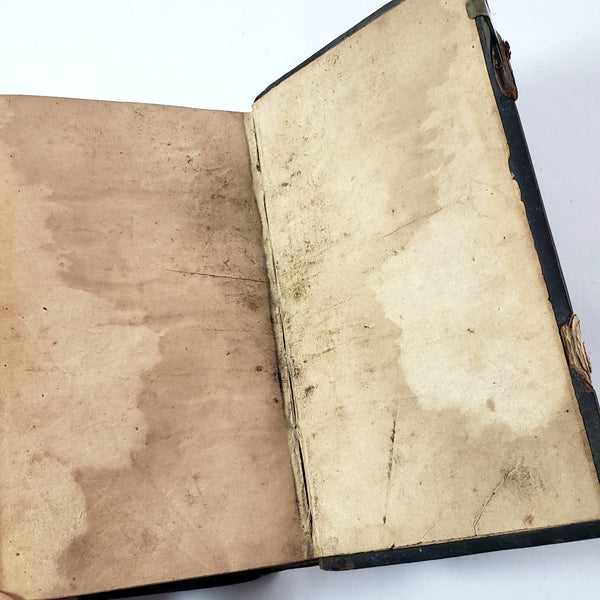 1814 Pennsylvania German Lutheran Hymnbook Hymnal Leather Bound