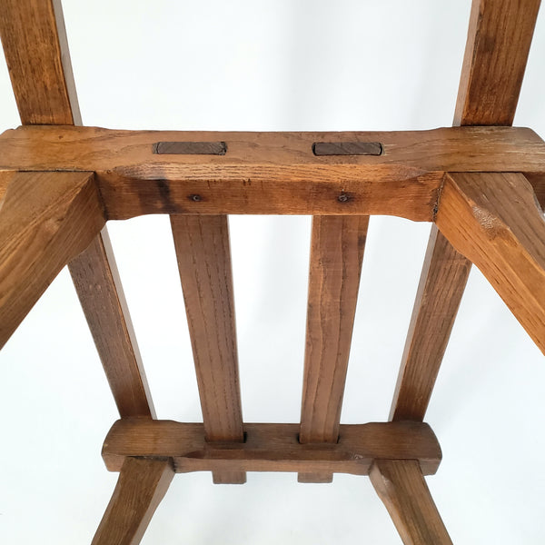 Antique French Wooden Runner Sled 35"