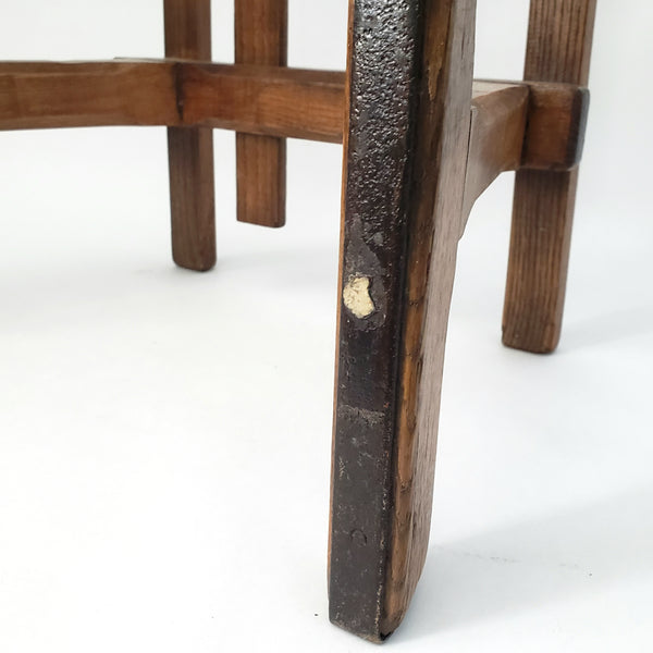 Antique French Wooden Runner Sled 35"