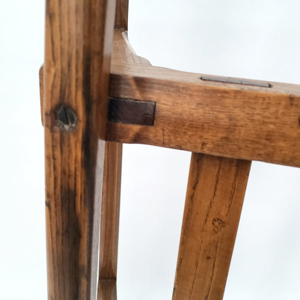 Antique French Wooden Runner Sled 35"