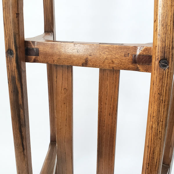 Antique French Wooden Runner Sled 35"