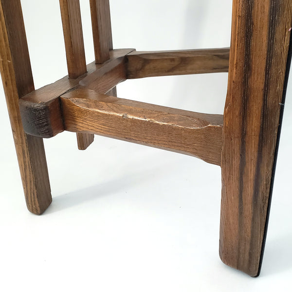 Antique French Wooden Runner Sled 35"