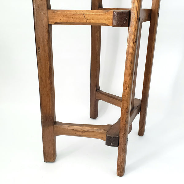 Antique French Wooden Runner Sled 35"