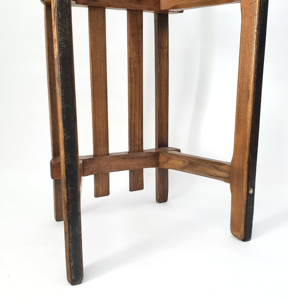 Antique French Wooden Runner Sled 35"