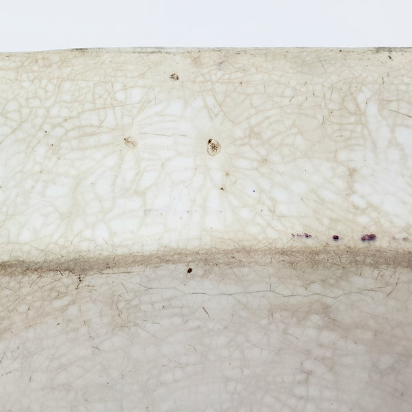 Antique Purple Transferware Polychrome Small Platter ZAMARA England