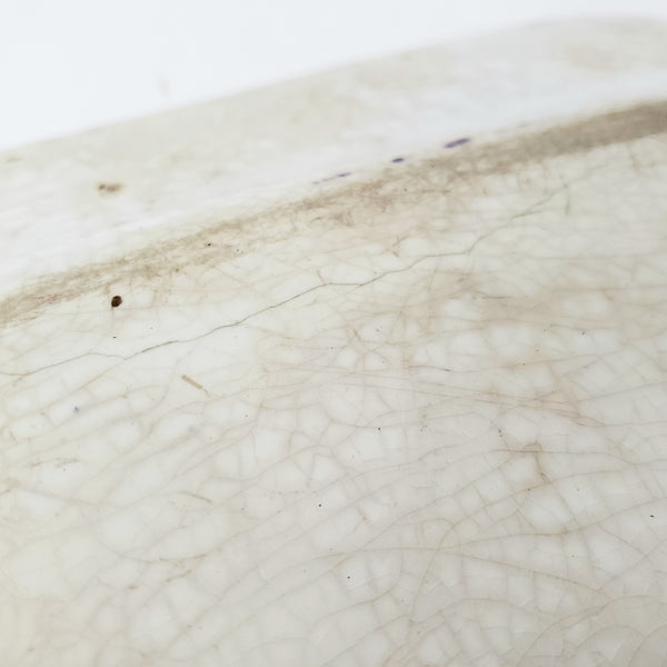 Antique Purple Transferware Polychrome Small Platter ZAMARA England