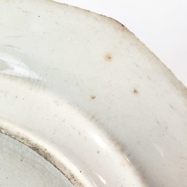 Antique Purple Transferware Polychrome Plates 9 ¼” ZAMARA Set of 2 England