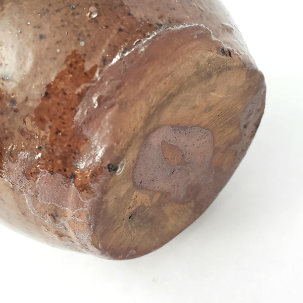 Antique Glazed Apple Butter Preserve Crock 3 1/2" Small Size