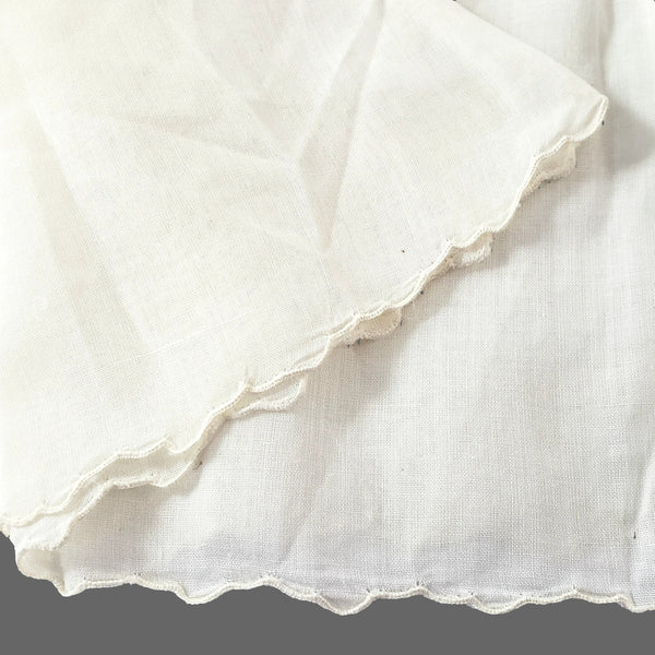 Childs Vintage Creamy White Smock Dress Repurpose - Crafting