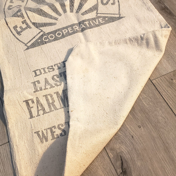 Vintage Eastern States Farmers Exchange Feed Bag Grain Sack Massachusetts