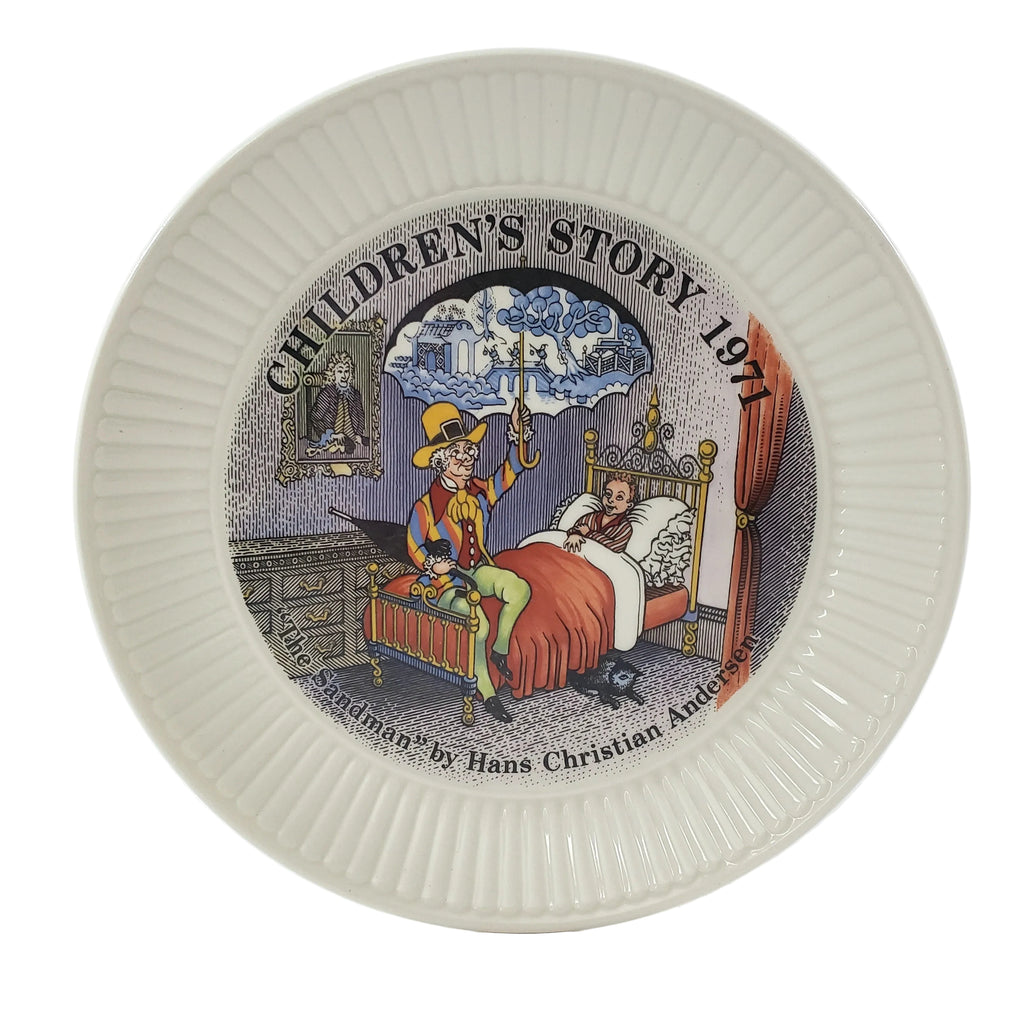 Wedgwood Children's Story Collector Plate 6 inch "The Sandman" by Hans Christian Andersen 