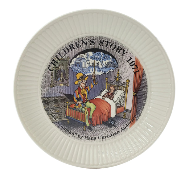 Wedgwood Children's Story Collector Plate 6 inch "The Sandman" by Hans Christian Andersen 