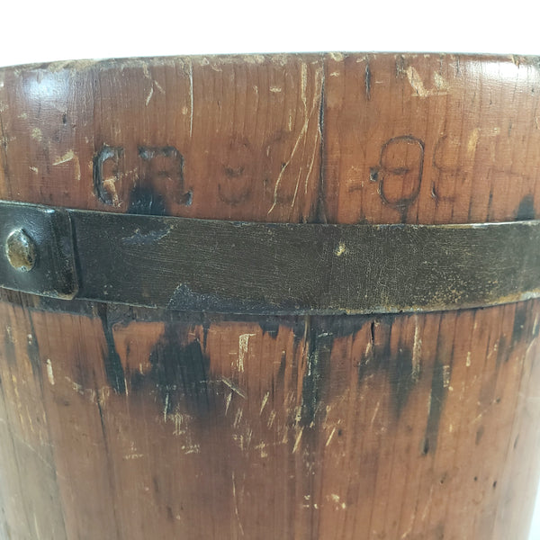 Primitive Bentwood Double Sided Dry Measure 10" Country Farmhouse Décor