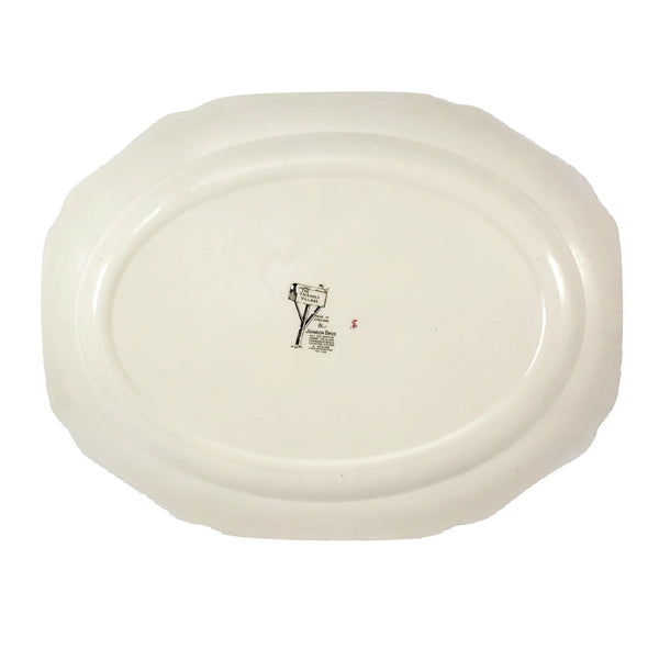 Johnson Brothers Large 20" Oval Platter "The Friendly Village" England