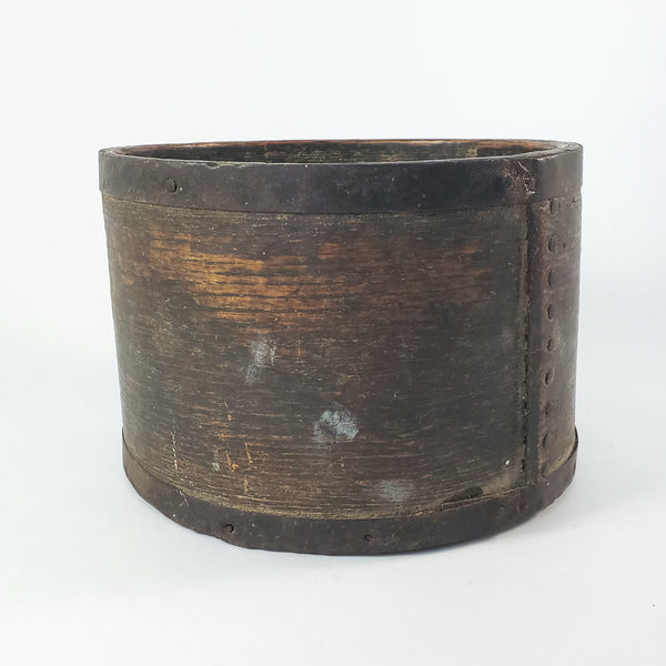 Antique 2 Quart Bentwood Dry Grain Measure E.B. Frye & Son Wilton, NH Farmhouse Primitive