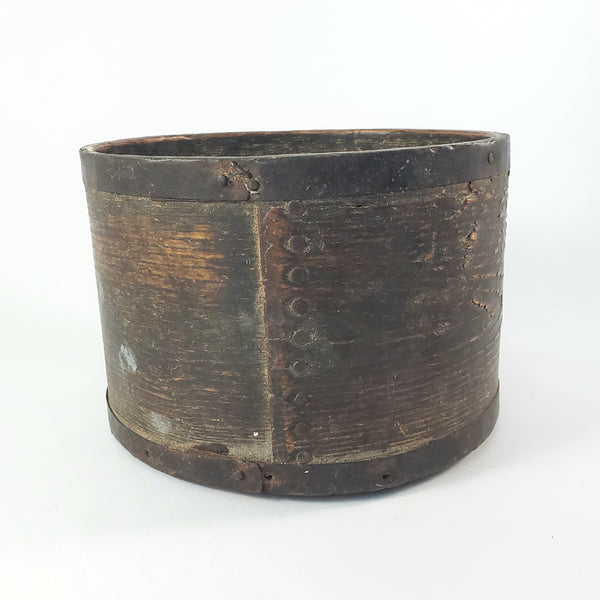 Antique 2 Quart Bentwood Dry Grain Measure E.B. Frye & Son Wilton, NH Farmhouse Primitive