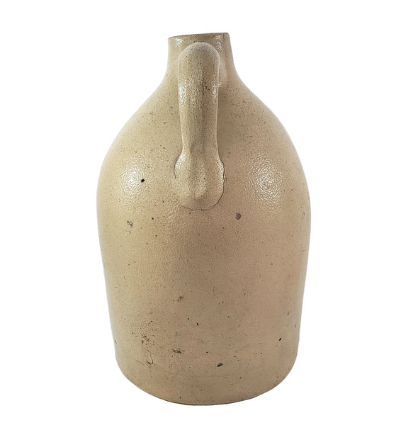 Antique Salt Glazed Stoneware Jug 1 Gallon Brady & Ryan Ellenville New York