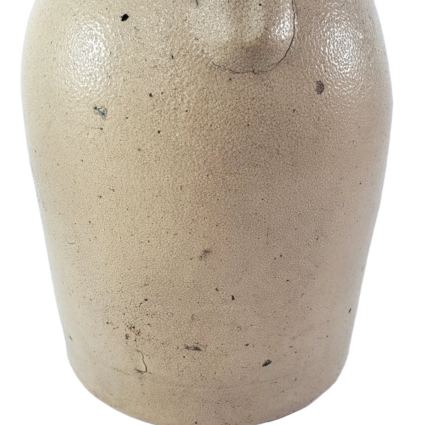 Antique Salt Glazed Stoneware Jug 1 Gallon Brady & Ryan Ellenville New York