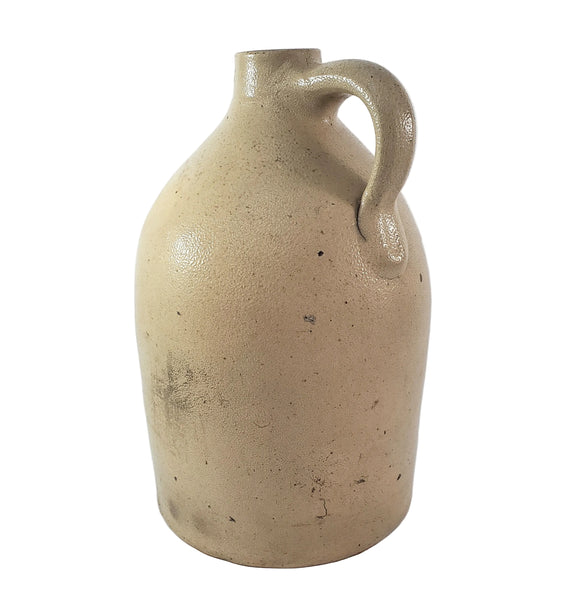 Antique Salt Glazed Stoneware Jug 1 Gallon Brady & Ryan Ellenville New York