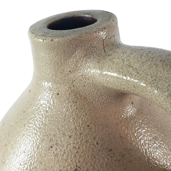 Antique Salt Glazed Stoneware Jug 1 Gallon Brady & Ryan Ellenville New York