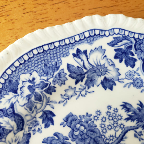 Vintage Wood & Sons Seaforth Blue 7" Dessert Plate Staffordshire England
