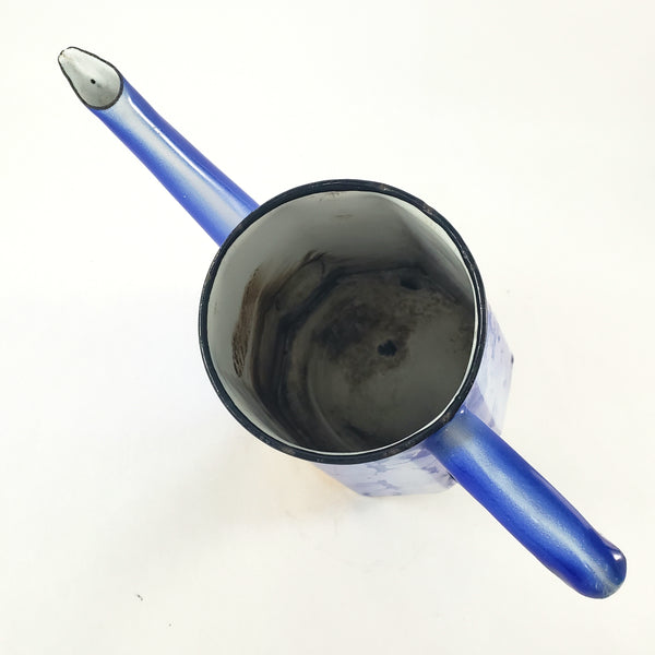 Vintage Art Deco Enamelware French Biggin Coffee Pot by Aubeco