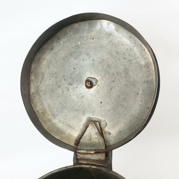 Primitive Large Tin Chuckwagon Cowboy Coffee Pot Bail Handle 2 Gallon