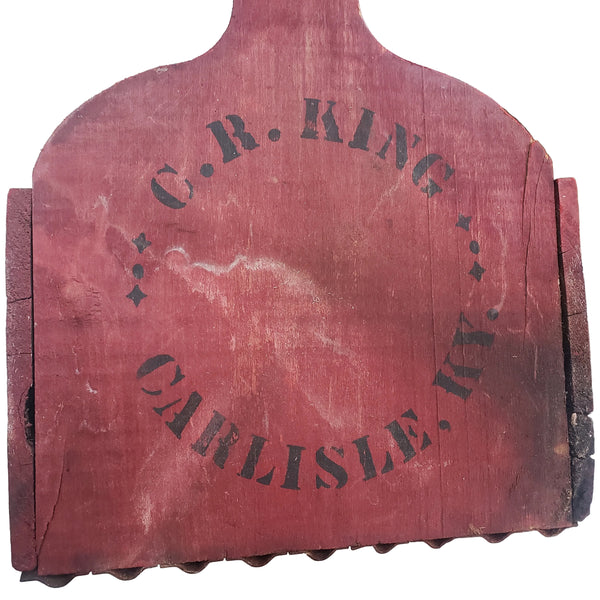 Primitive Rustic Hand Held Bluegrass Seed Stripper C.R. King Carlisle, KY
