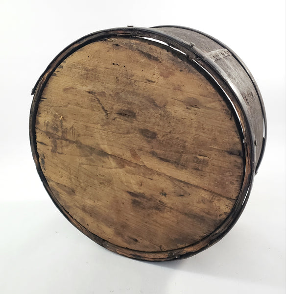 Rustic Primitive Bentwood Dry Grain Measure Metal Bands - 4 Quart Size