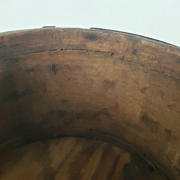 Rustic Primitive Bentwood Dry Grain Measure Metal Bands - 4 Quart Size